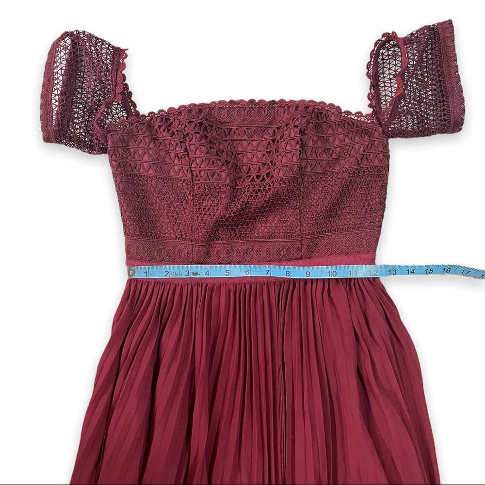 ASOS Premium Guipure Lace Paneled Maxi Dress - Picture 12 of 16
